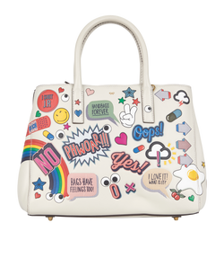 Ebury Maxi Ii Allover Wink Stickers Tote, Anya Hindmarch